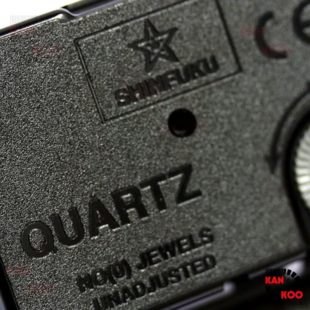 Máy đồng hồ treo tường kim trôi Nhật Bản chính hãƞg hiệu Shinfuku cốt dài 18 (trục vặn ốc 11mm)-bảo hành 5 năm - MÁY + KIM 8096