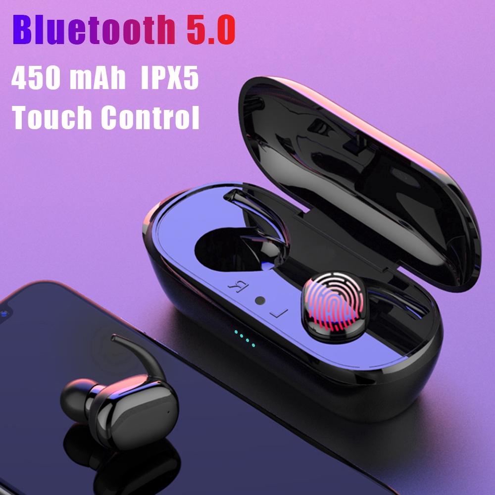 Tai Nghe Nhét Tai Tws Y30 Hỗ Trợ Bluetooth 5.0 Không Dây Âm Thanh Stereo 4d Cho Ios Android Kèm Hộp Sạc