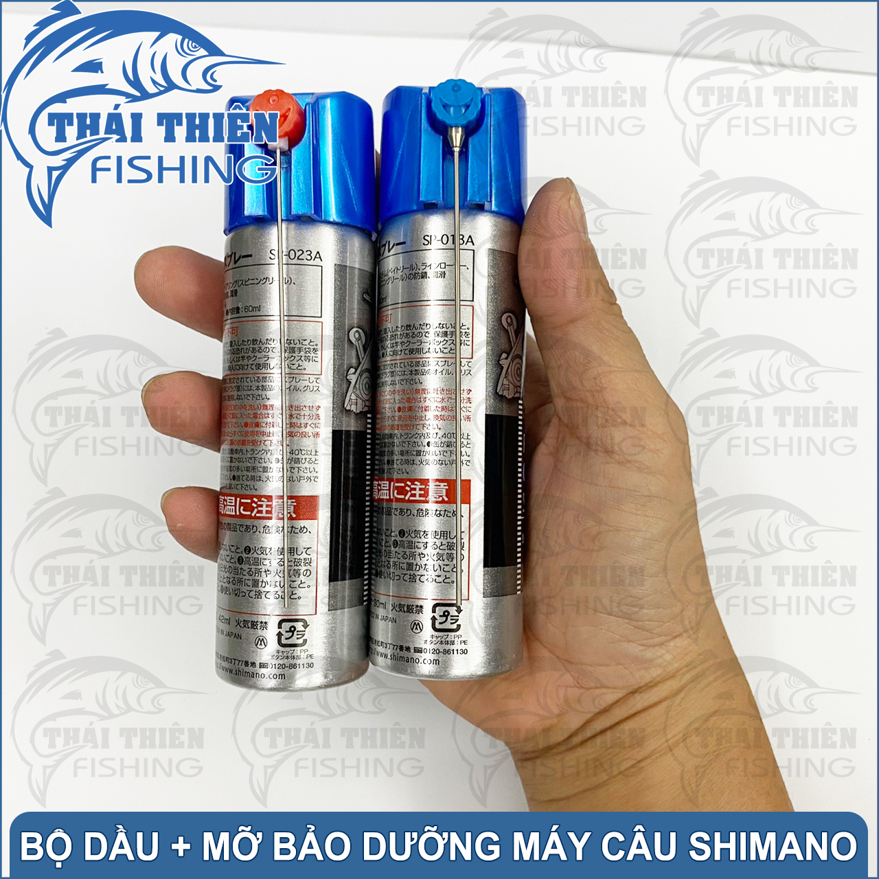 Bộ Dầu Máy Mỡ Bò Dùng Bảo Dưỡng Máy Câu Cá Đứng Ngang Simano SP-013A / SP-023A