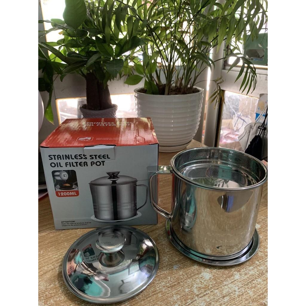 Ca Lọc Dầu Ăn 420ml Inox 304 Tiện Lợi