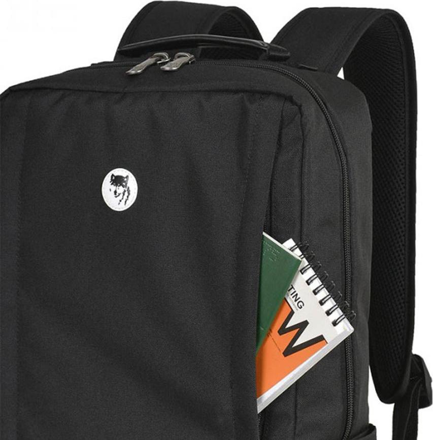 Balo Laptop Mikkor The Jeffrey Backpack Black 15.6inch