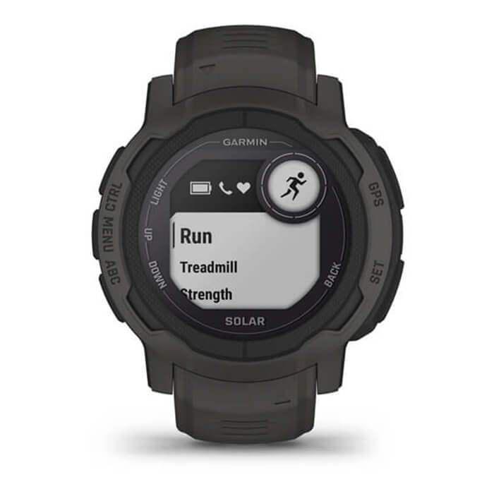 Đồng Hồ Thông Minh Garmin Instinct 2 Solar - Graphite - Hàng Chính Hãng