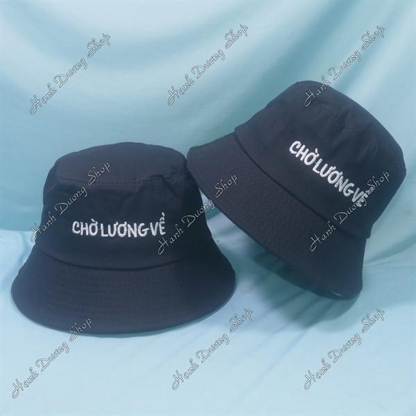 Set Nón Cặp Bucket & Cap Chờ Lương Về (LUV01); (MLV01) - Combo Chờ Lương Về