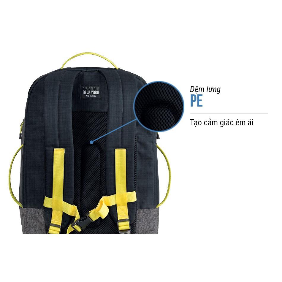 Balo Solo Velocity Max Backpack 17.3 inch - ACV732 . Phù hợp du lịch ngắn ngày- Nhiều ngăn tiện dụng và có Ngăn Đựng Giày Riêng - Chính hãng bảo hành 05 năm