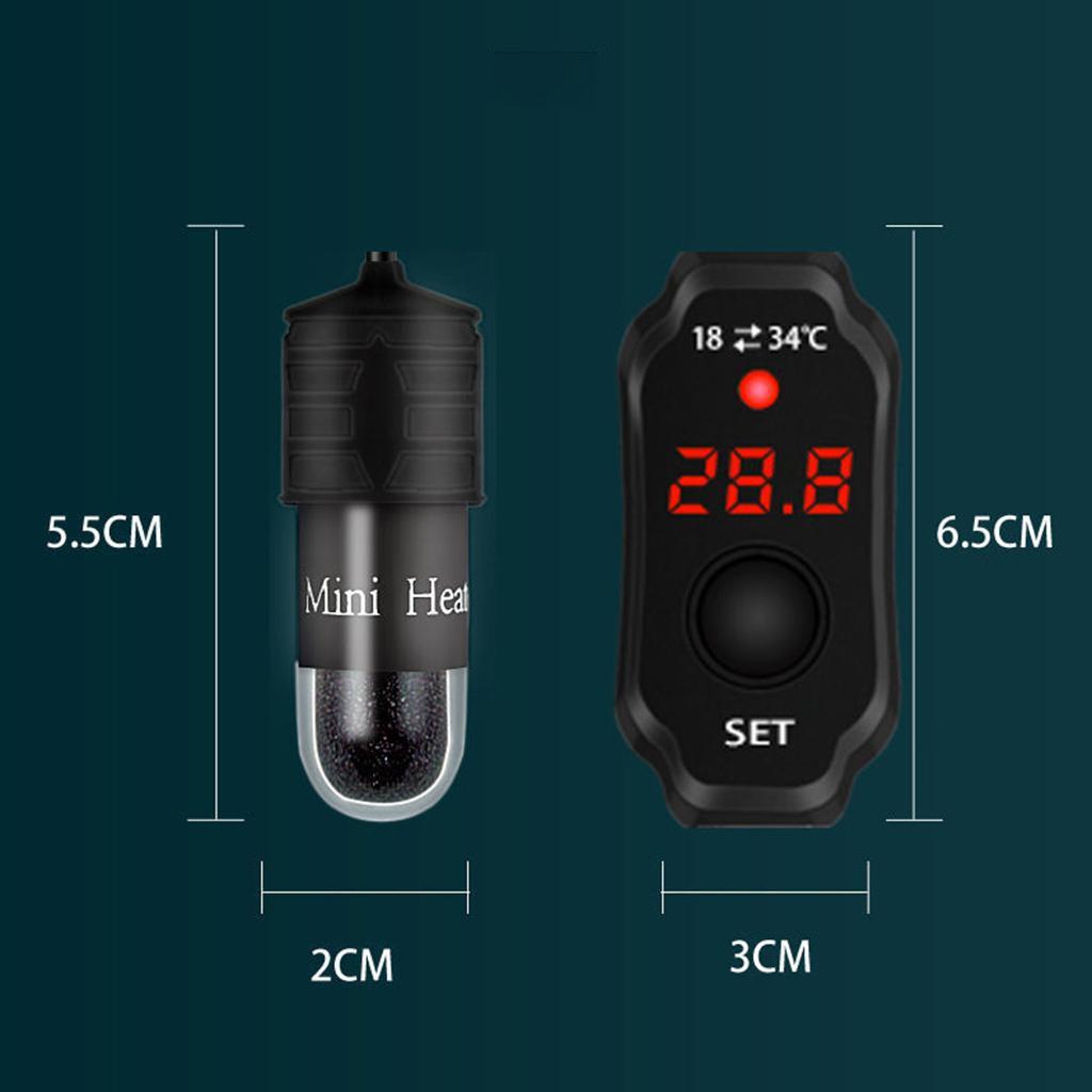 Aquarium Fish Tank Heater Heating Rod Submersible Thermostat Heater for Pool