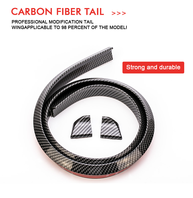 Cánh gió sau PU 1.5M cao su carbon đa năng phù hợp với các loại xe ô tô