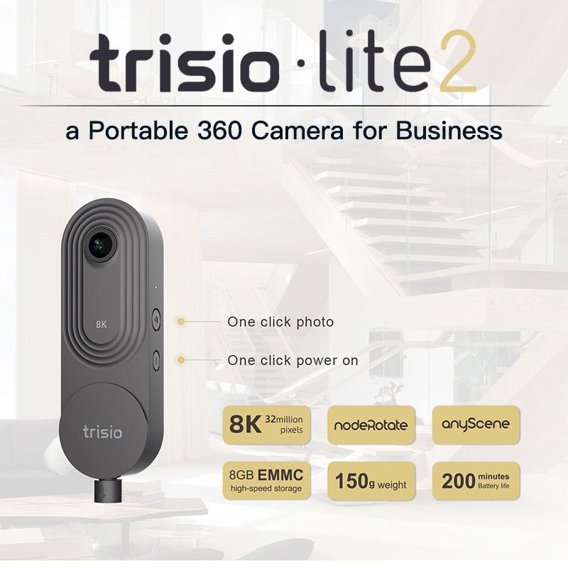 Trisio Lite 2 Camera 360 - Được thiết kế cho các đại lý và nhiếp ảnh gia bất động sản dễ dàng chụp ảnh 360 Panoramic 8K 32MP HD VR hình ảnh
