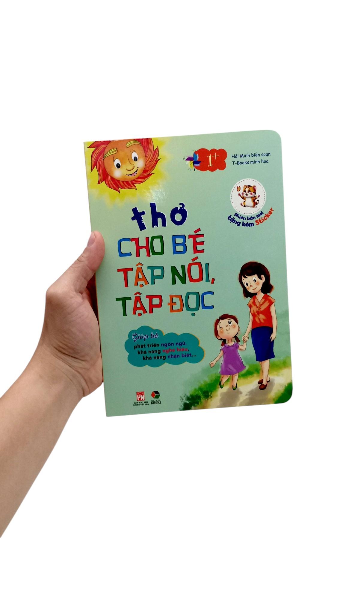 Sách - Thơ Cho Bé Tập Nói, Tập Đọc