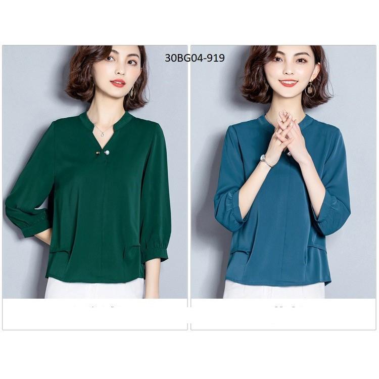 BG04-919 áo kiểu tay lỡ thiết kế cao cấp