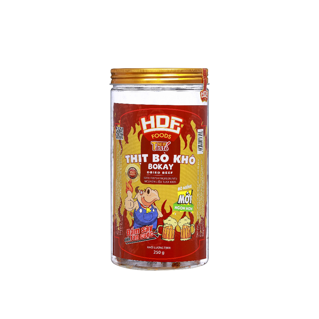 Thịt bò khô cay BOKAY 250g