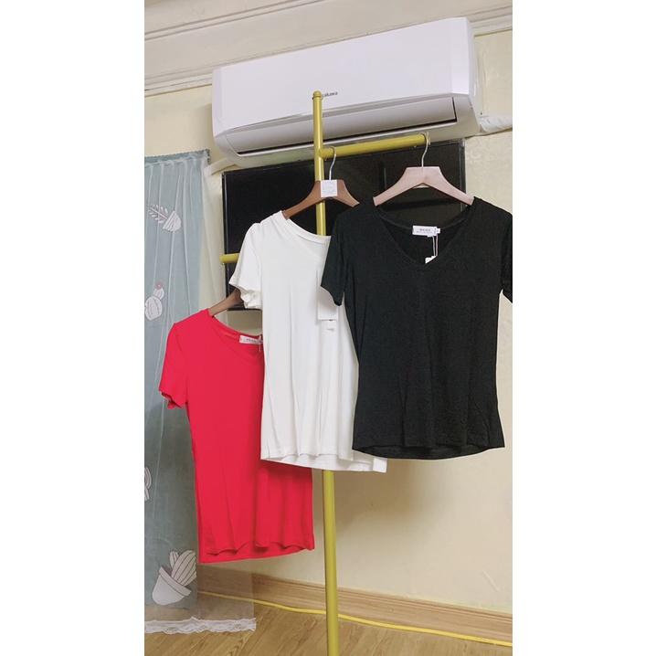 Áo thun,áo phông cotton mát lạnh cao cấp cổ V
