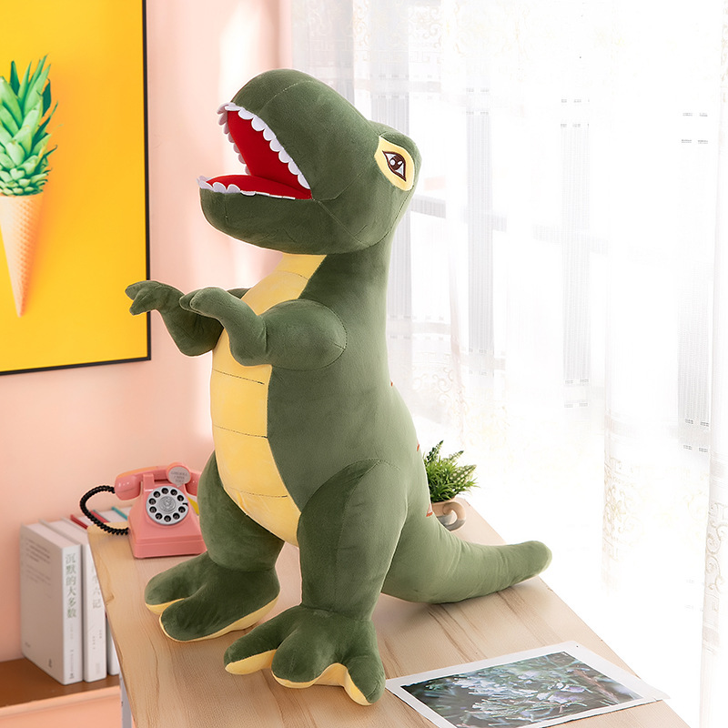 Gấu bông khủng long bạo chúa Dinosaur mạnh mẽ siêu ngầu (30cm---&gt;60cm) vải nhung mềm mịn cao cấp, an toàn cho bé