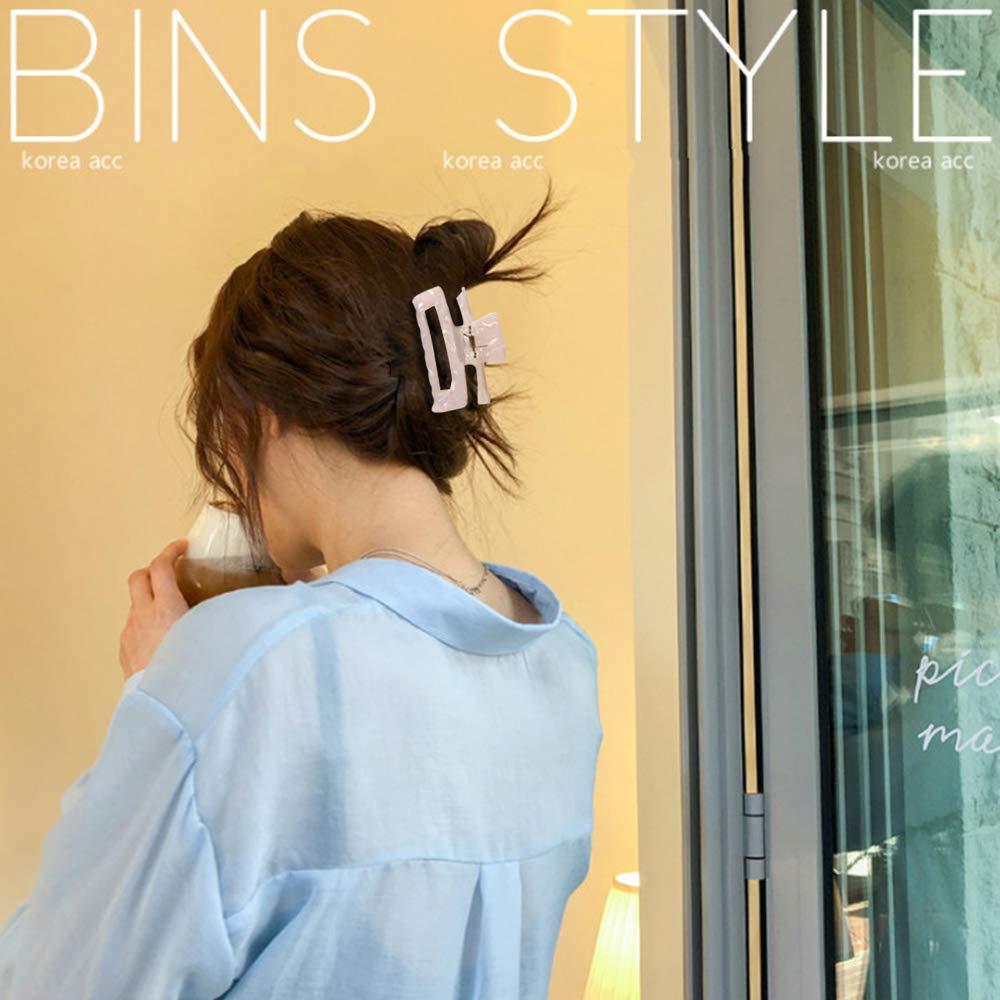 Các kẹp tóc acrylic 4 mảnh, clip răng kẹp rùa