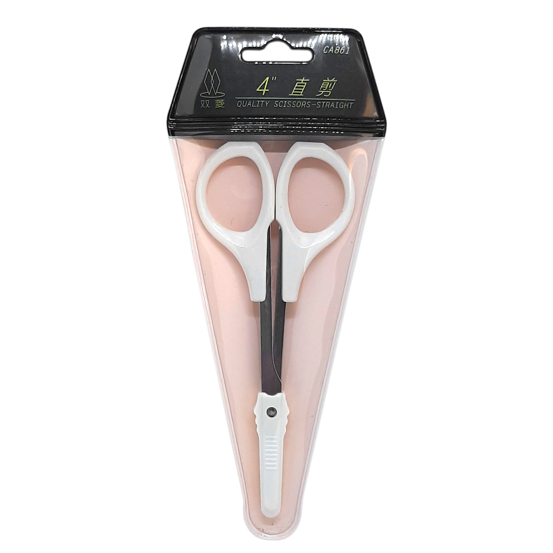 Kéo tỉa lông mày và lông mi Quality Scissors Curved (trắng)