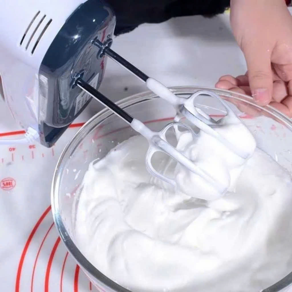 Máy Đánh Trứng Cầm Tay 7 Cấp Độ Siêu Khỏe – Đánh Kem, Trộn Bột, Tạo Bọt Nhuyễn Đều Dễ Dàng