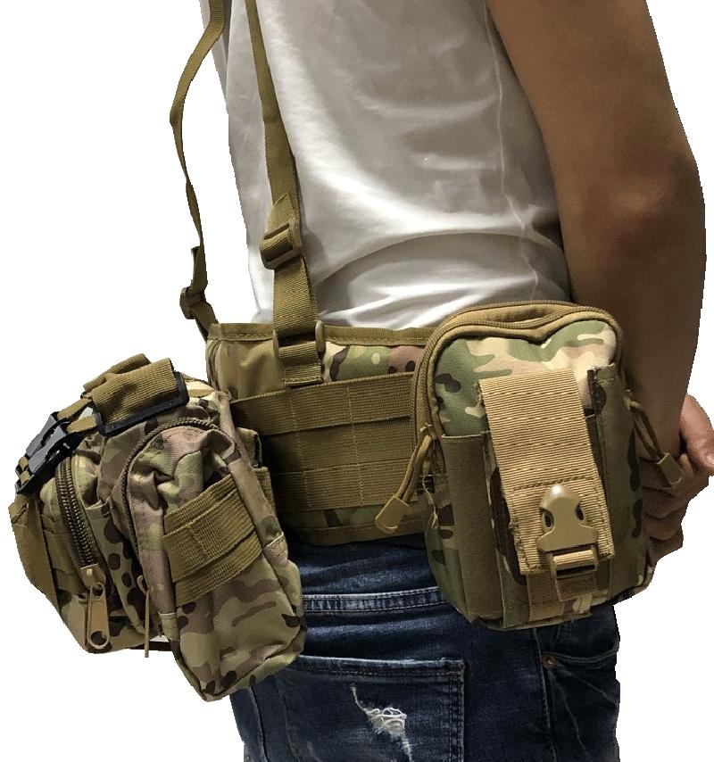 Molle War Battle Belt Vành đai quân sự Hỗ trợ eo quân đội Molle Túi vận chuyển Airsoft Săn kiện Đoạn mềm điều chỉnh đai mềm điều chỉnh Color: Belt-02-CP