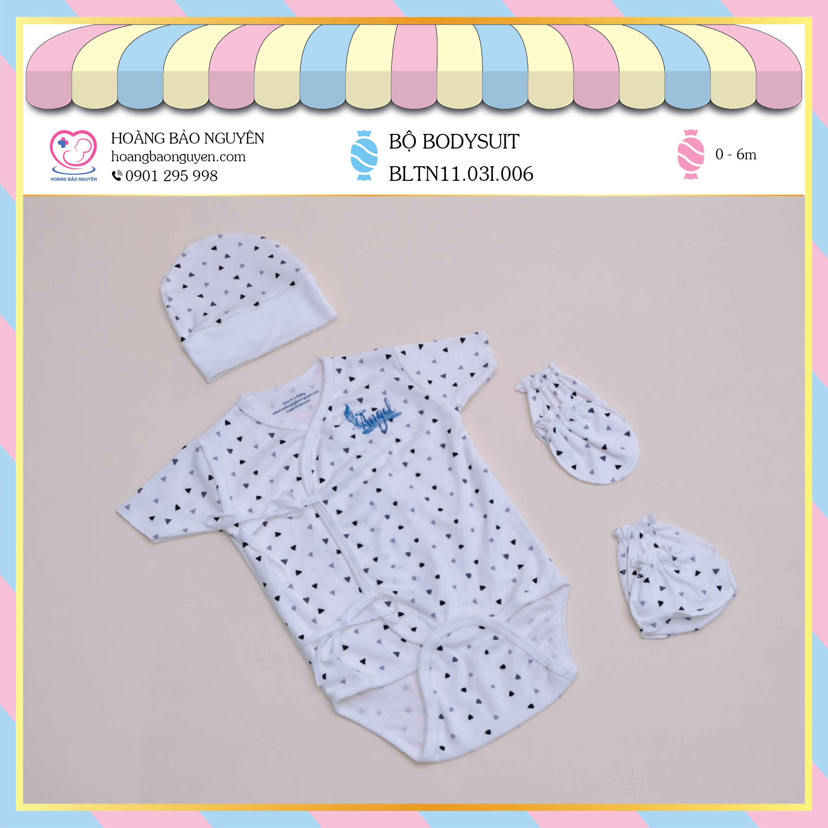 BỘ BODYSUIT DÂY TAM GIÁC BLTN11.03I.006