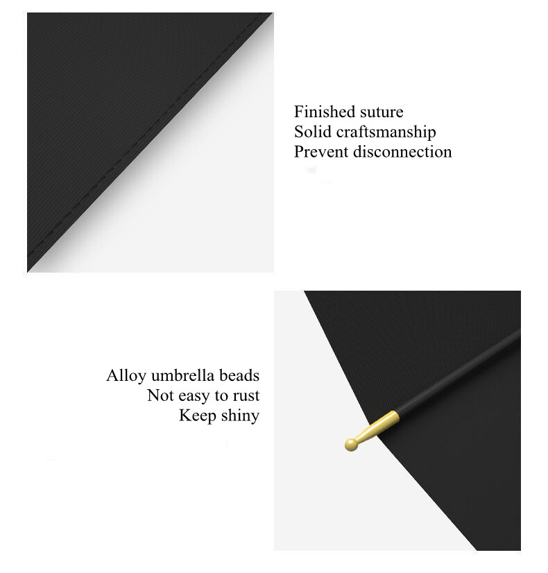 Ô dù đi mưa sân Golf Bussiness 24k Bone Umbrella Large Oversized Windproof FILLE CLAIR