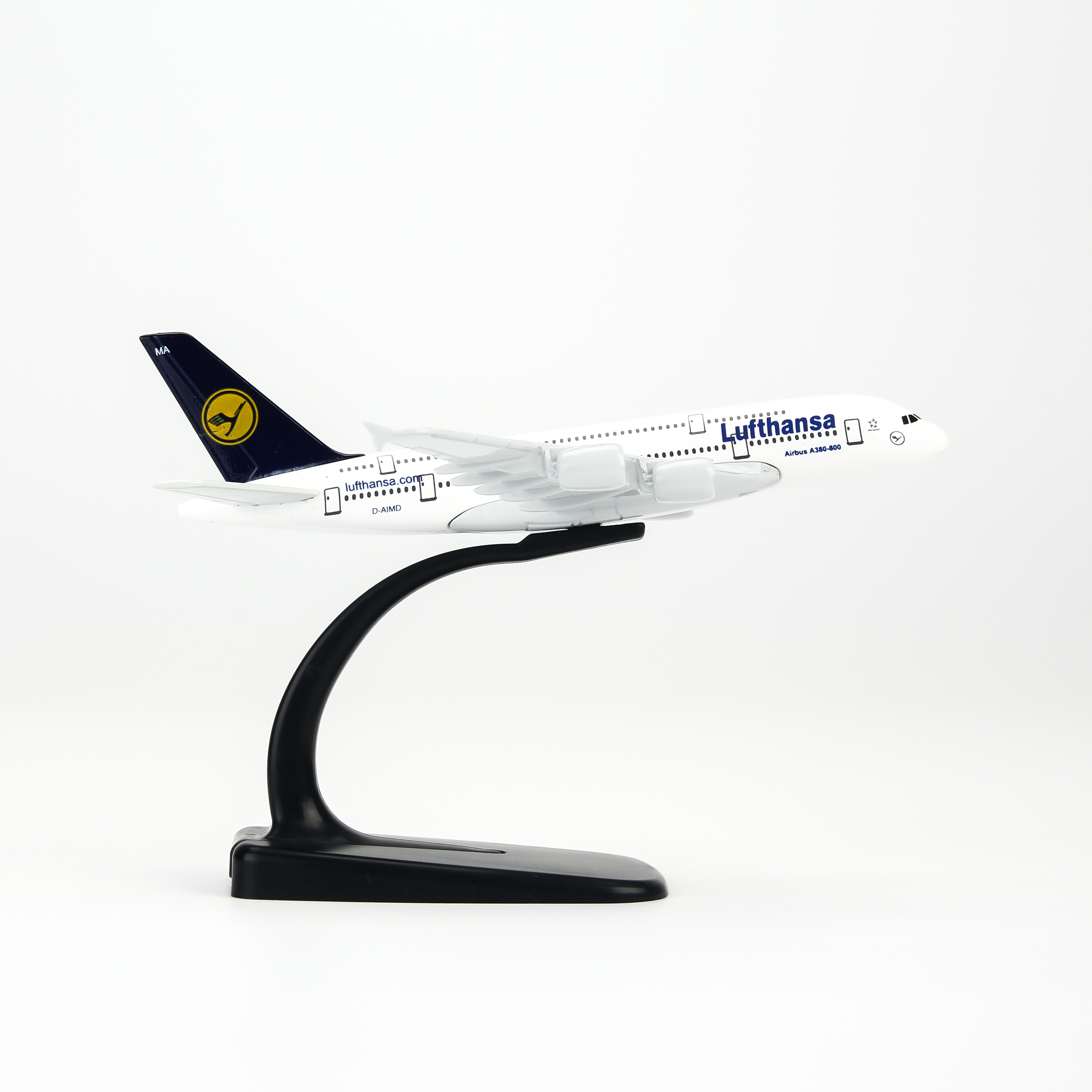 Mô Hình Máy Bay A380 LUFTHANSA EVERFLY 16CM