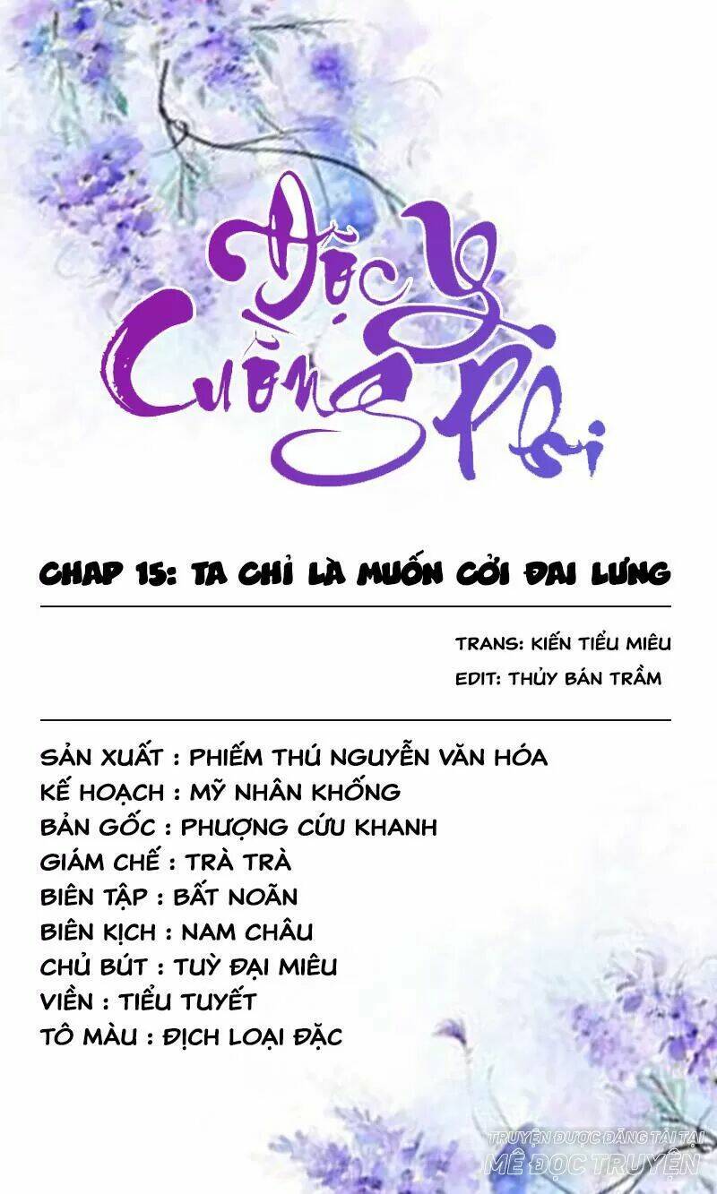 độc y cuồng phi chapter 20 1