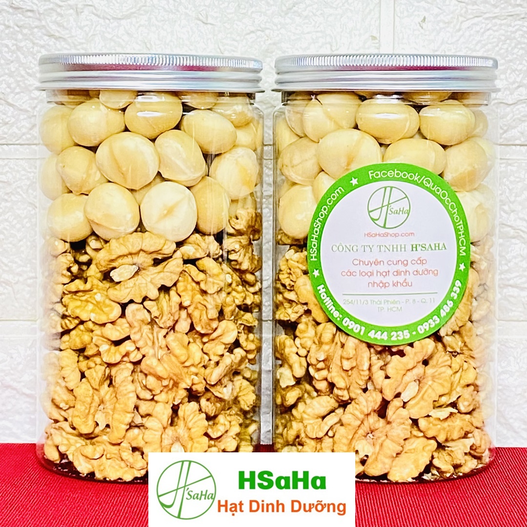 Hạt Dinh Dưỡng Mix Cho Bà Bầu 2 Loại Tách Vỏ HSaHa