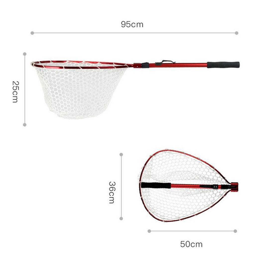 Landing Net Telescopic Folding  Pole Retractable Fish  Salmon Net
