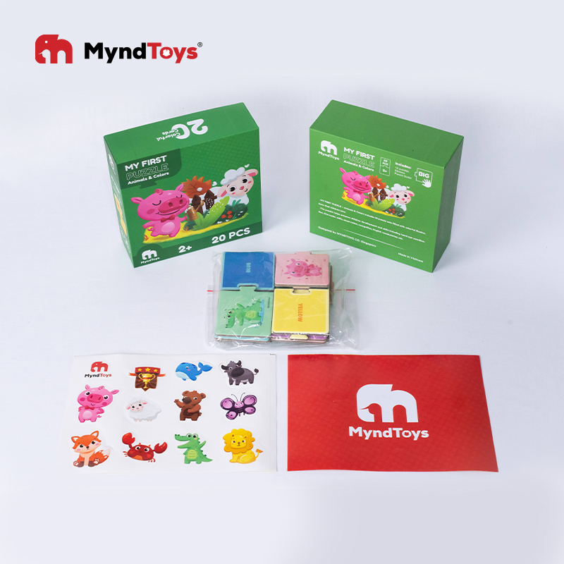 Đồ Chơi Xếp Hình Ghép Cặp MyndToys - My First Puzzle (Cho Bé Từ 2 Tuổi - Nhiều Chủ Đề)