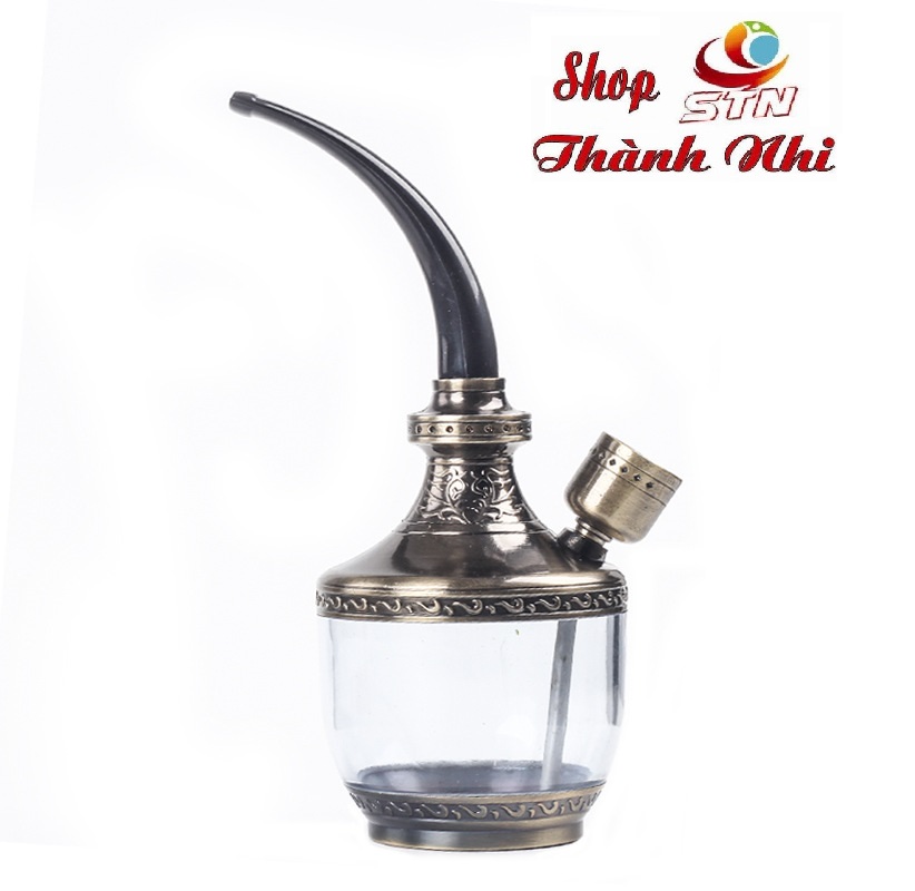 Tẩu thuốc lọc bằng nước giá rẻ, nhựa ABS, đẹp, bảo vệ sức khỏe ( màu giao ngẫu nhiên)