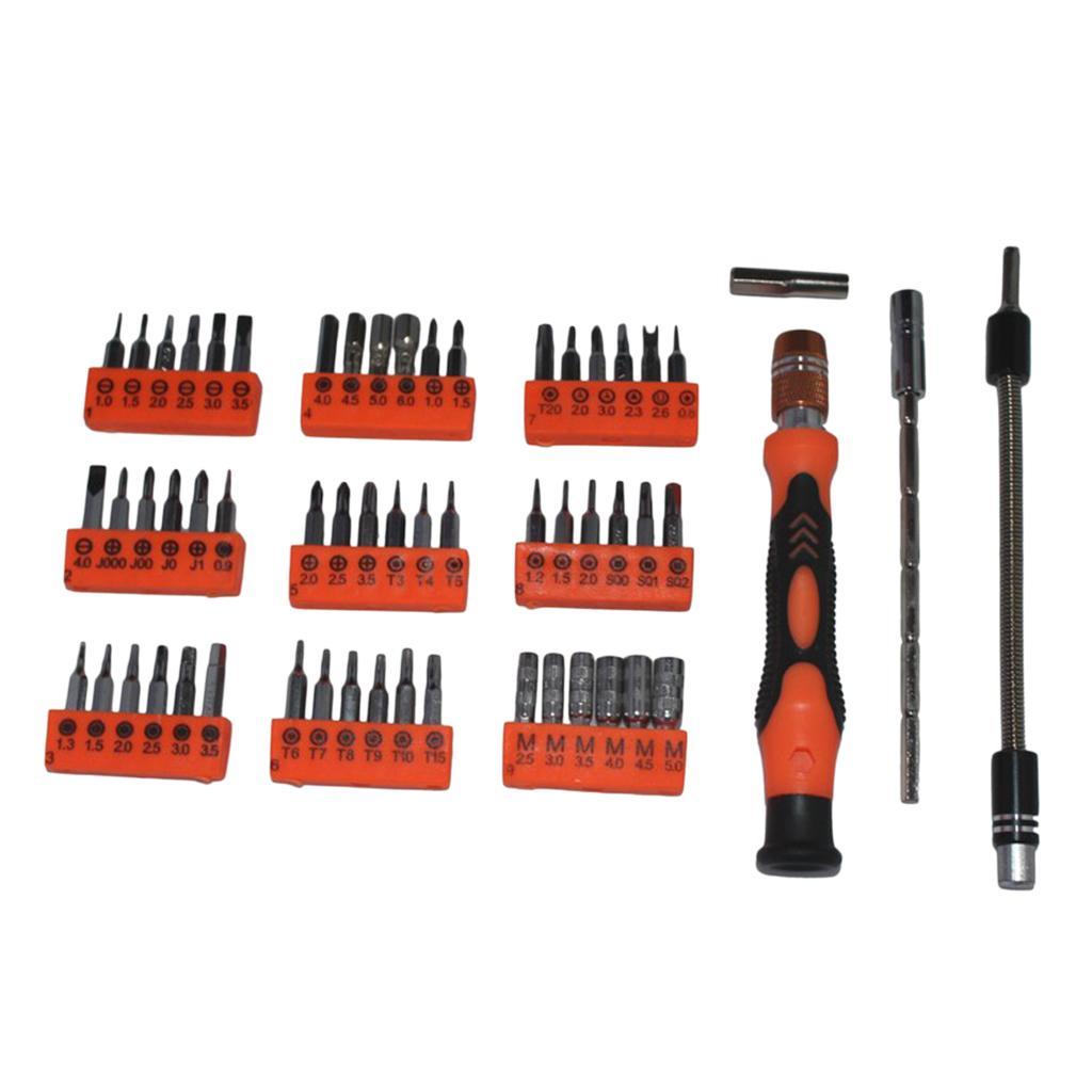 Screwdriver Set Ratchet Wheel Screw Driver Bit Tool Multi-Function 58 In 1
