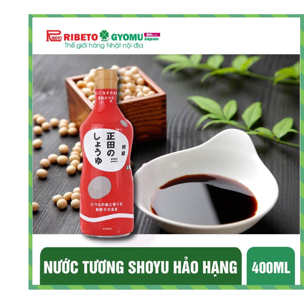 Nước tương Shoyu hảo hạng 400ml- Hàng nội địa Nhật Bản