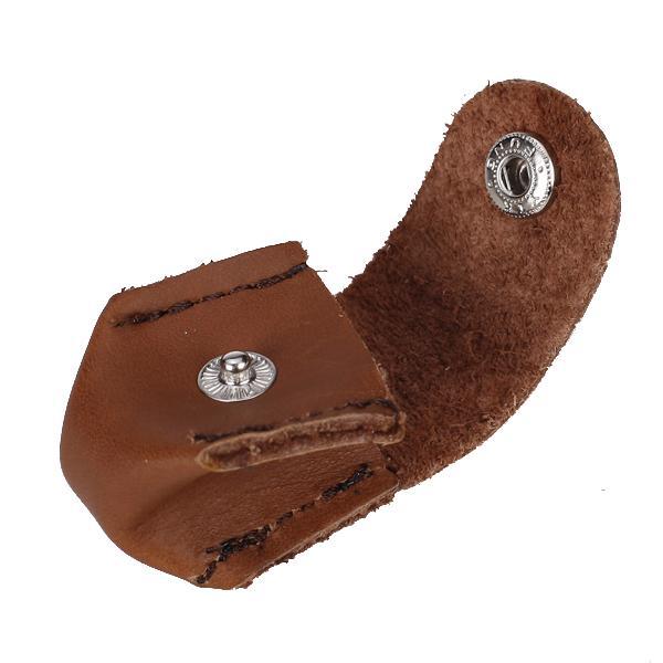 Leather Chalk Holder Chalk Case Lip Snap Fastner for Pool Billiard Cue