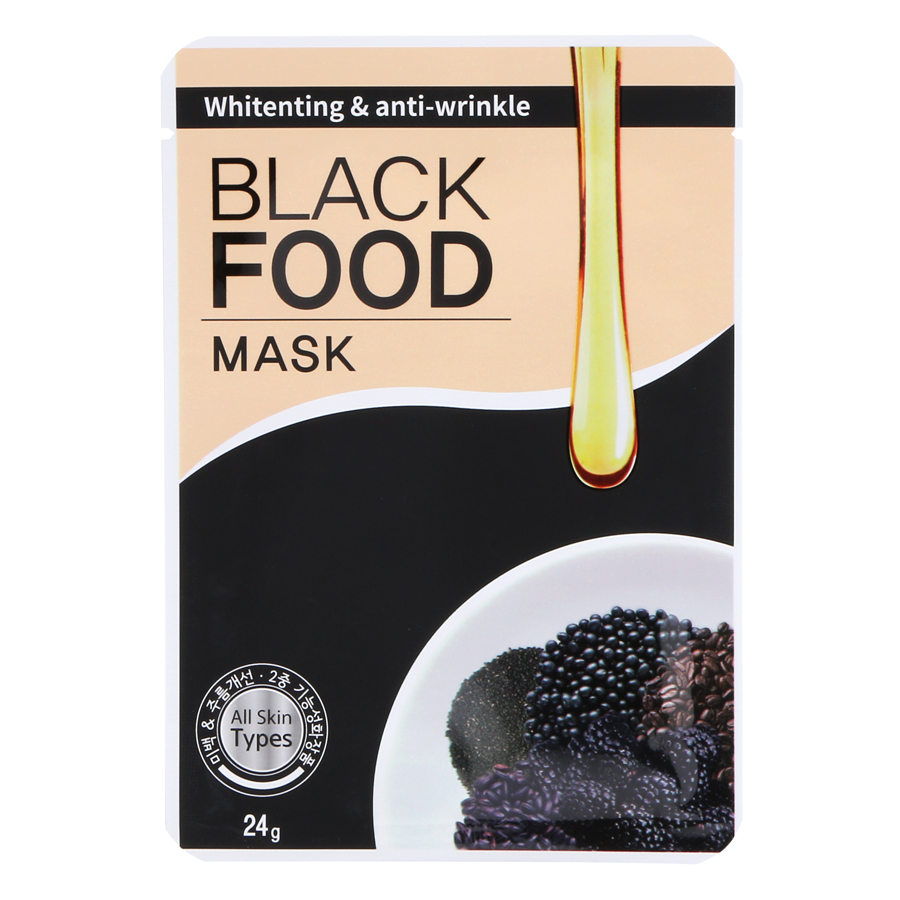 Mặt Nạ Dưỡng Da Mr.Kim Black Food (24g x 5)