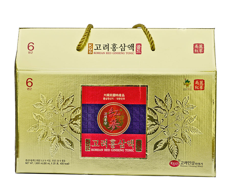 NƯỚC HỒNG SÂM GOLD KGS 20 GÓI