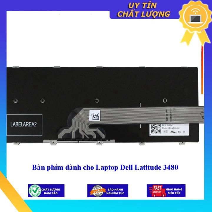 Bàn phím dùng cho Laptop Dell Latitude 3480 - Hàng Nhập Khẩu New Seal