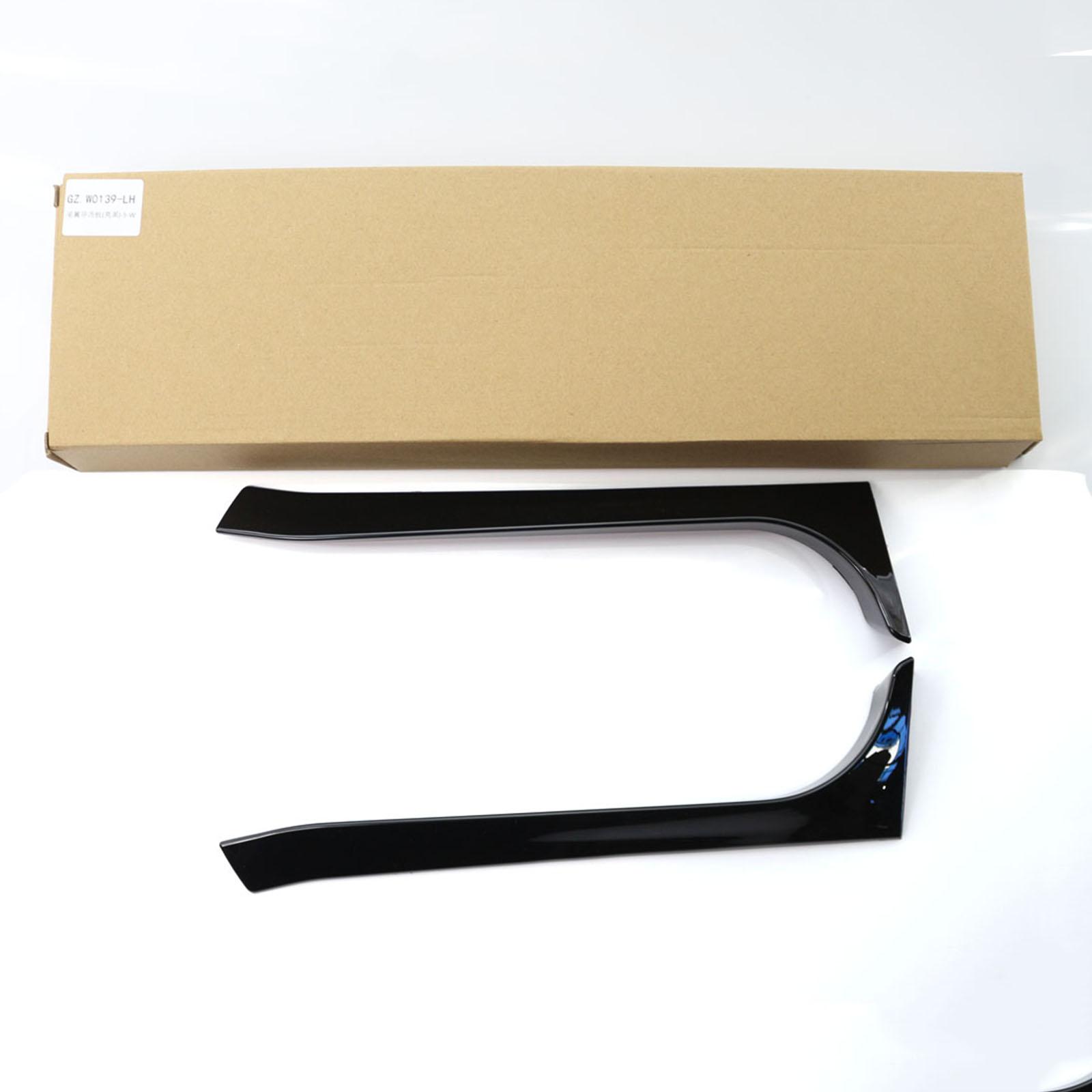 2Pcs Rear Roof Window Side Spoiler Wing Custom Parts for VW Golf 6 GTI