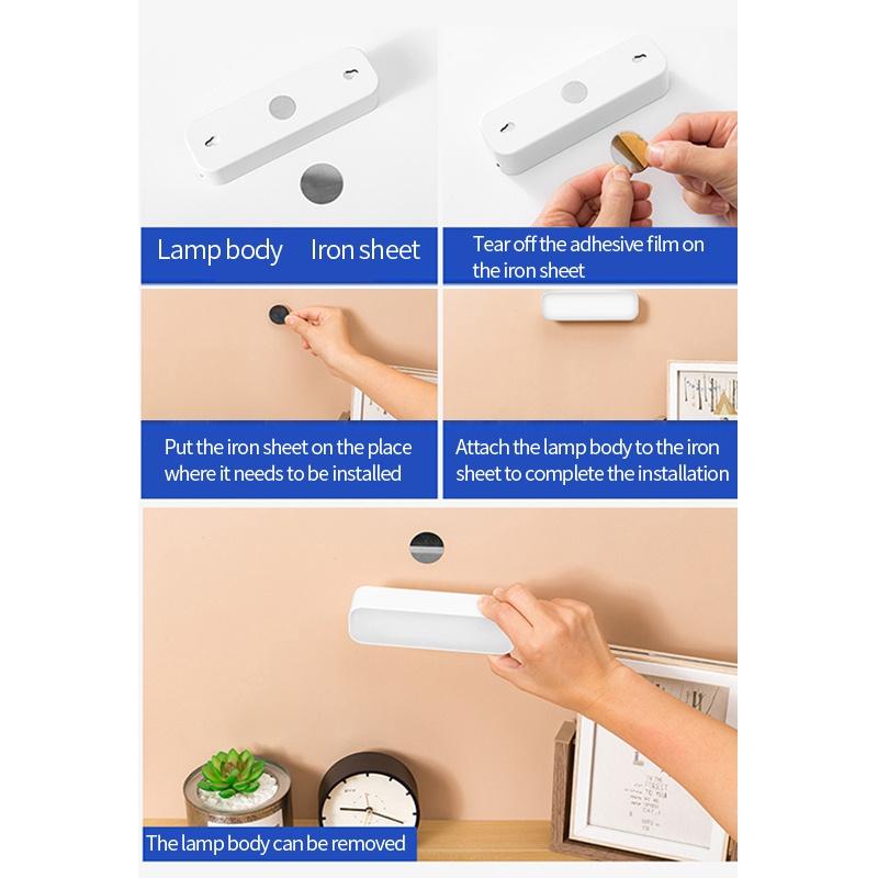 Đèn Led Đọc Sách Bảo Vệ Mắt Có Thể Điều Chỉnh Cổng Sạc Usb