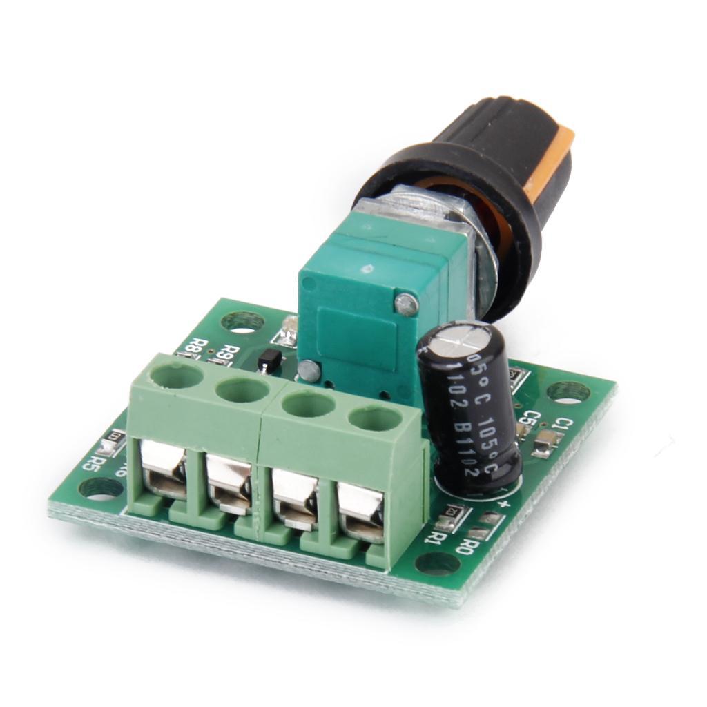 4pcs Volt DC 1.8V 3V 5V 6V 12V 2A Motor Speed Controller PWM Adjust Switch