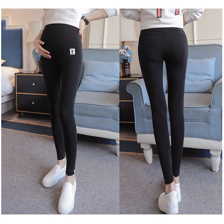 Quần bầu Legging Mèo chất liệu cotton pha thun co giãn tối đa vô cùng mềm mại và êm ái