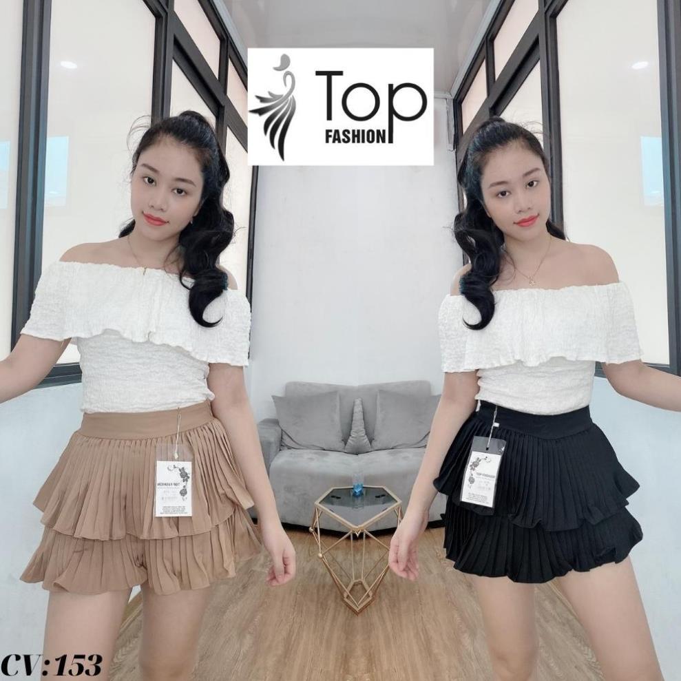 Chân váy Xòe 2 Tầng,Chân Váy Xếp Ly 2 Tầng Phong Cách Hàn Quốc Cap Cấp,Có Quần Đùi Bên trong Co Dãn 4 Chiều