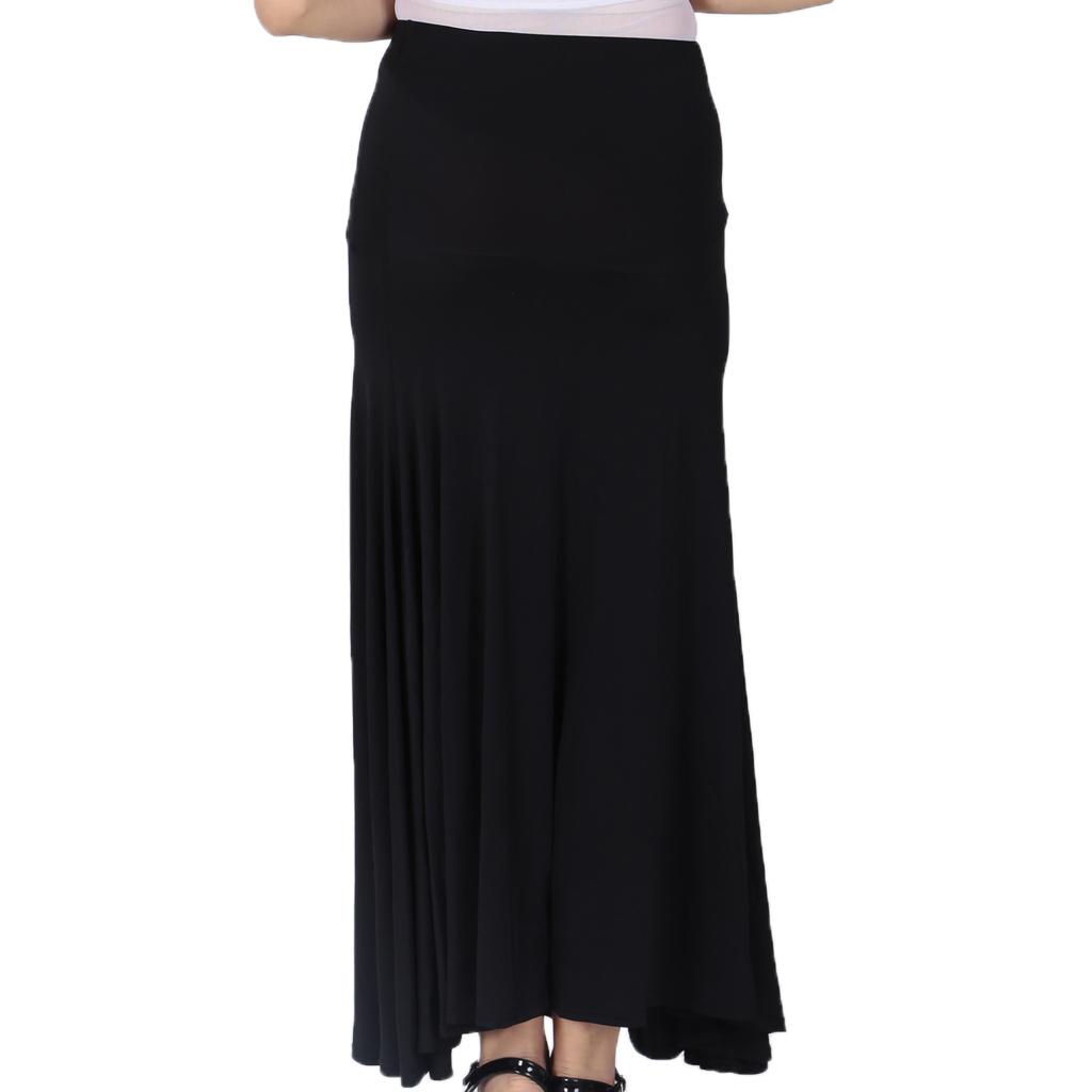 Women's Belly Dance Costumes One Side Slit Long Skirt Tight Hip Split Skirt