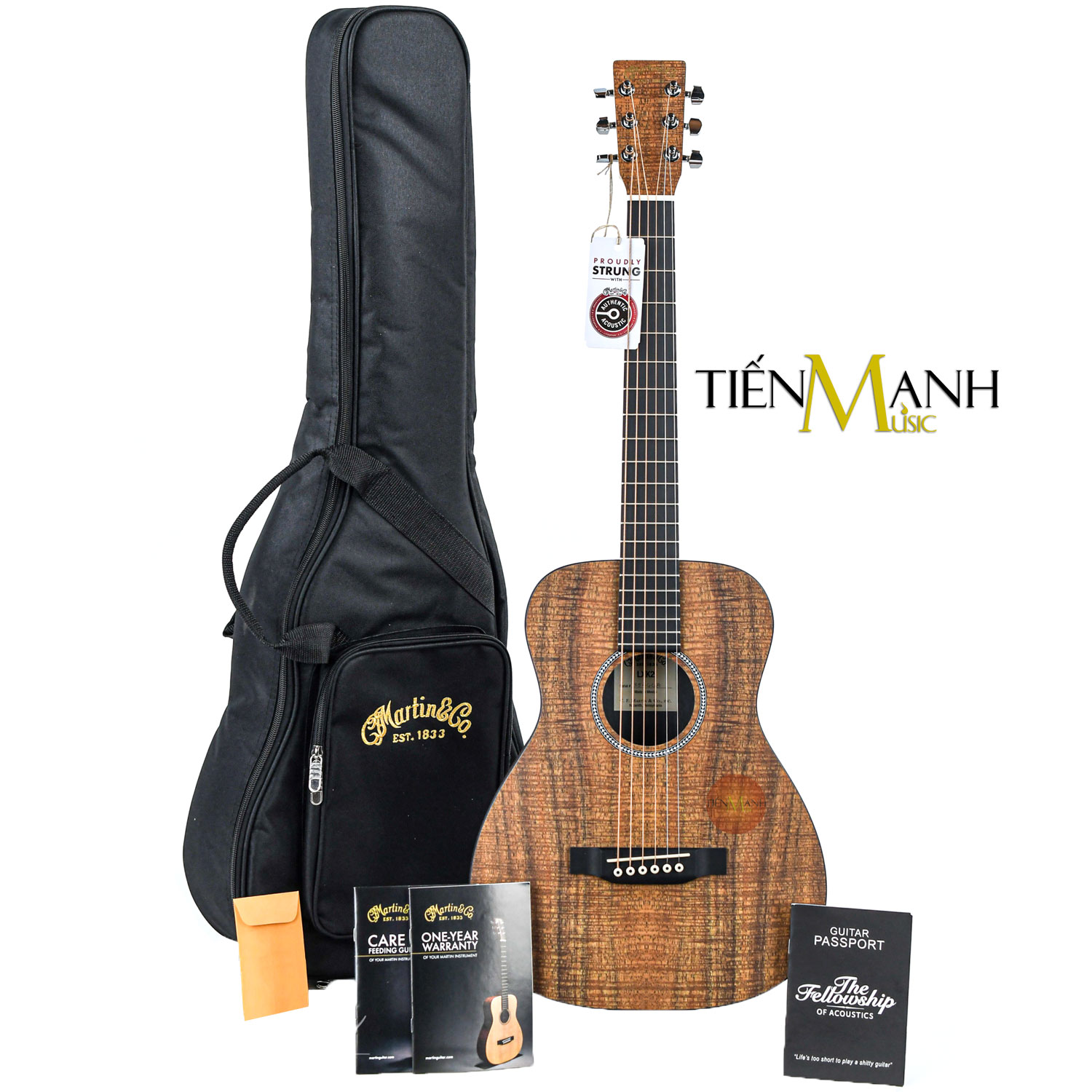 Đàn Guitar Acoustic Martin Little LXK2 Hàng Chính Hãng - Kèm Bao Đựng, Móng Gẩy DreamMaker