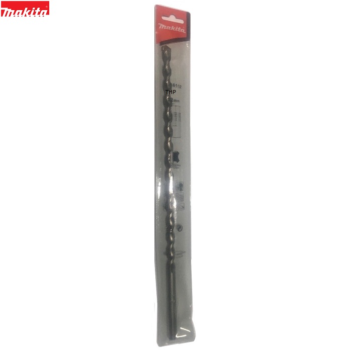 Mũi khoan Makita SDS Plus 12x350mm D-16112 ( Mũi TCT) (máy khoan bê tông 2kg) - Hàng Chính Hãng