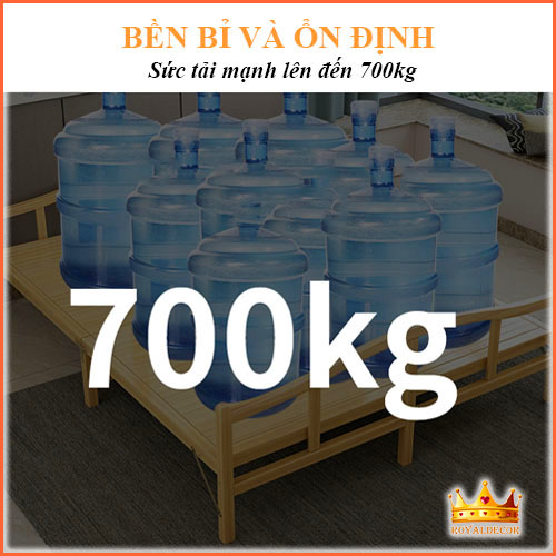 Giường Tre Gấp Gọn Thông Minh, Nằm Thư Giãn 100% Bằng Tre Tự Nhiên(Tặng kèm gối 50k) .KT 195 x 80/100(Vàng Đậm,Vàng Nhạt)