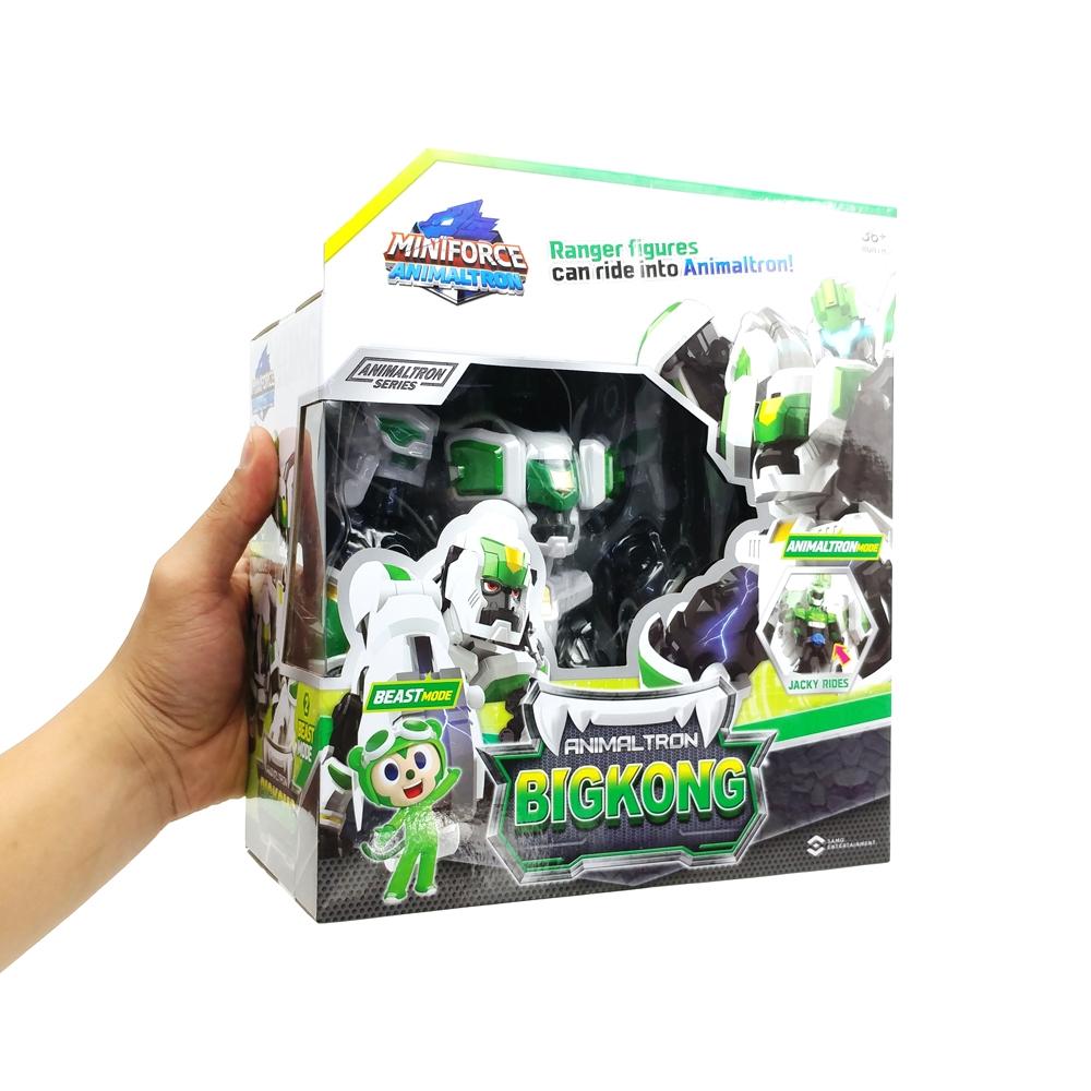 Đồ Chơi Mô Hình Robot Chiến Binh Thú Khỉ Đột Animaltron Big Kong - Miniforce 309012