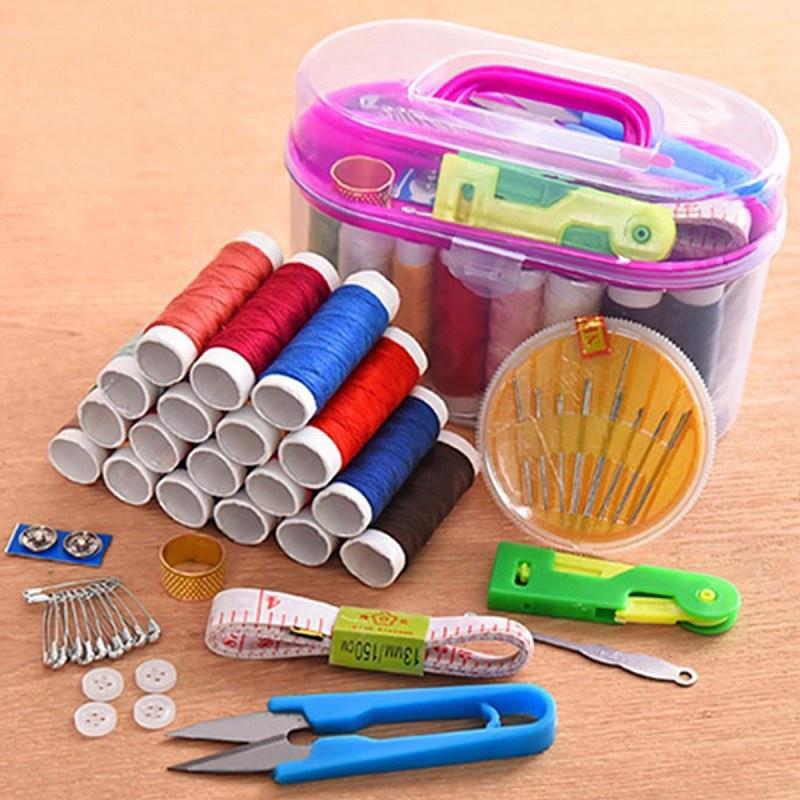 Dụng cụ may vá gia đình chuyên nghiệp - Hộp kim chỉ đa năng 55 món hộp lớn No.100744