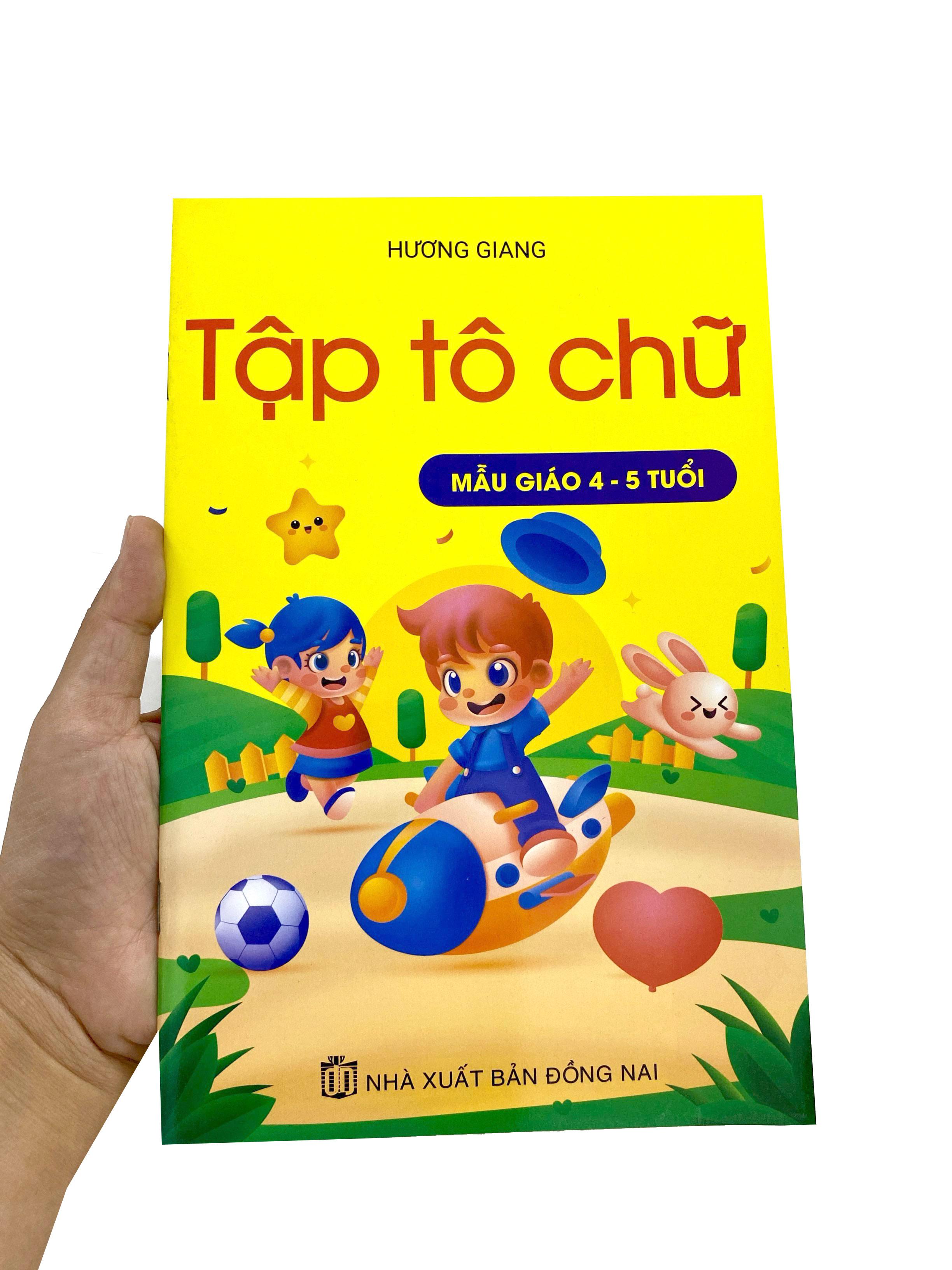 Sách - Tập Tô Chữ Mẫu Giáo 4-5 Tuổi