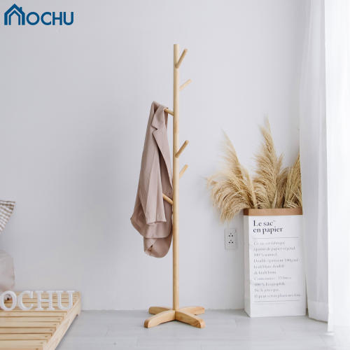 Cây Treo Quần Áo Đứng Bằng Gỗ OCHU - Standing Hanger - Black