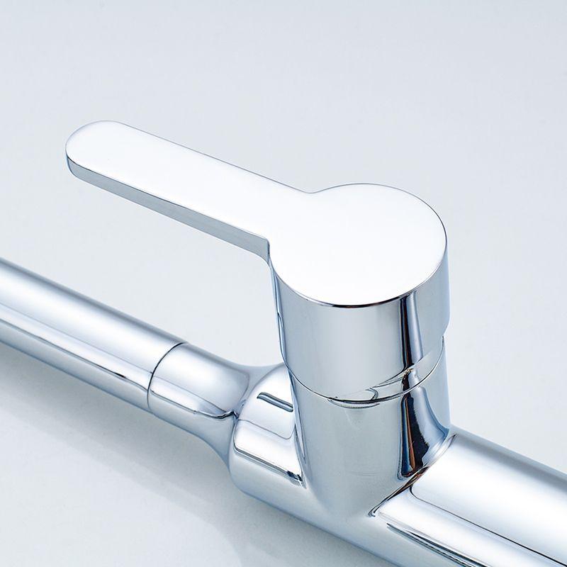 VÒI RỬA BÁT DÂY RÚT KÉO DÀI THƯƠNG HIỆU CAO CẤP ROSLER- 805 NEW, NÓNG &amp; LẠNH, ĐỒNG MẠ CHROME, TIỆN LỢI TRONG SỬ DỤNG