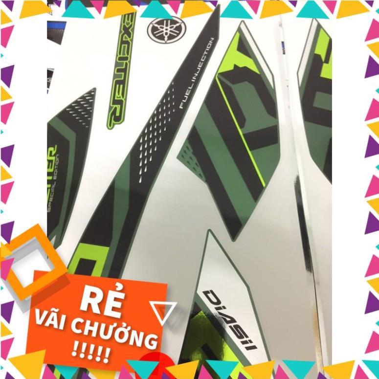 Tem Rời CROM Exciter 150 mẫu 2021 xanh lá siêu hot