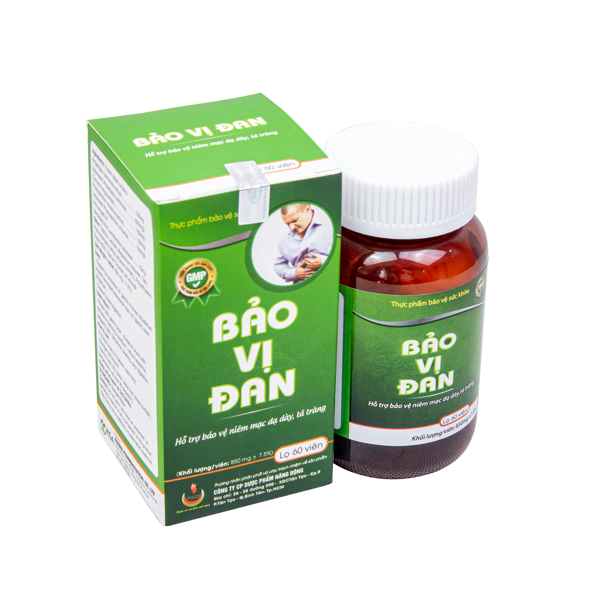 Bảo Vị Đan - Năng Động - Giảm Ợ Hơi, Ợ Chua, Ức chế vi khuẩn HP